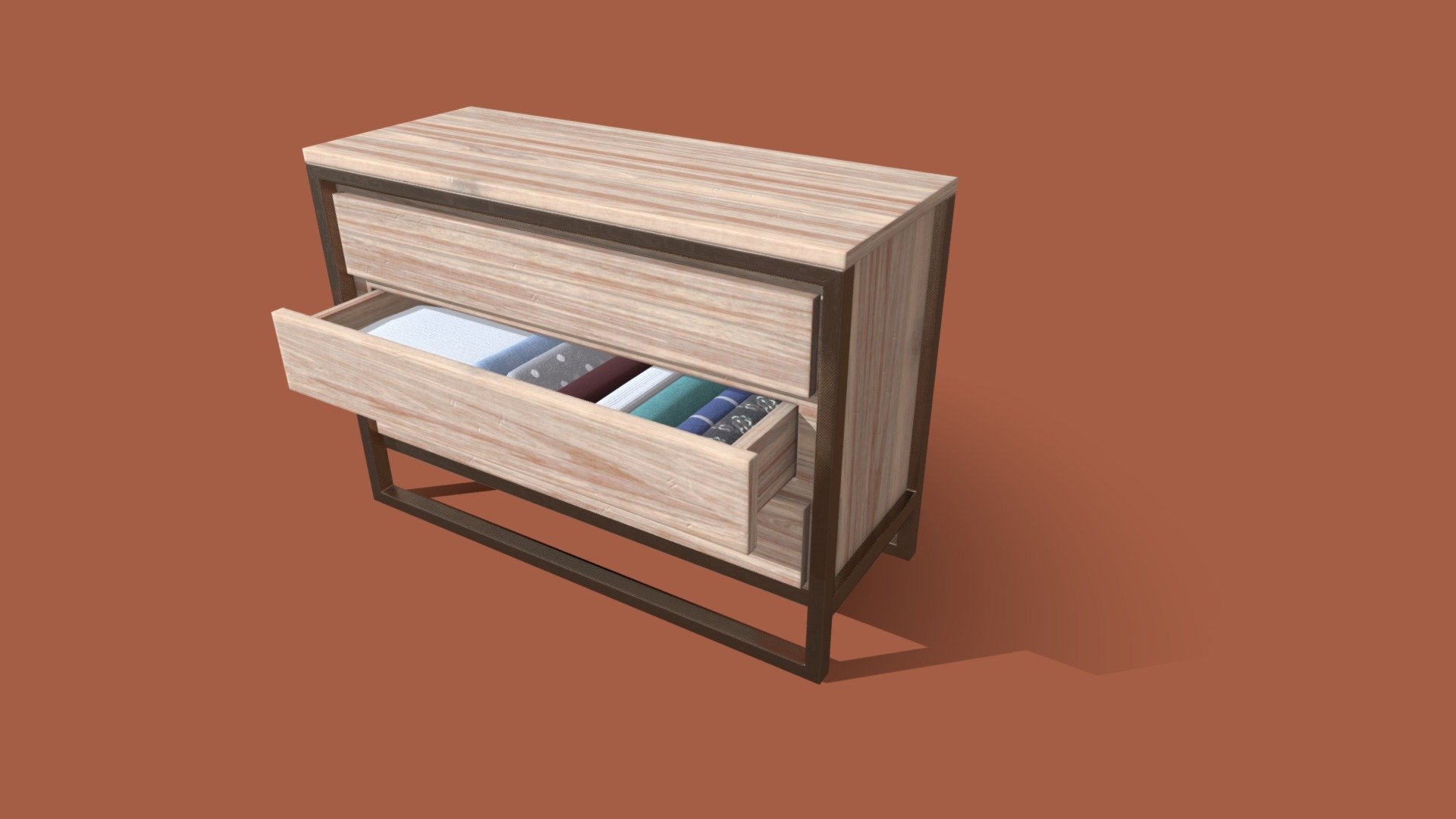 Chest Of Drawers Game Assets Buy Royalty Free 3D model by PropDrop