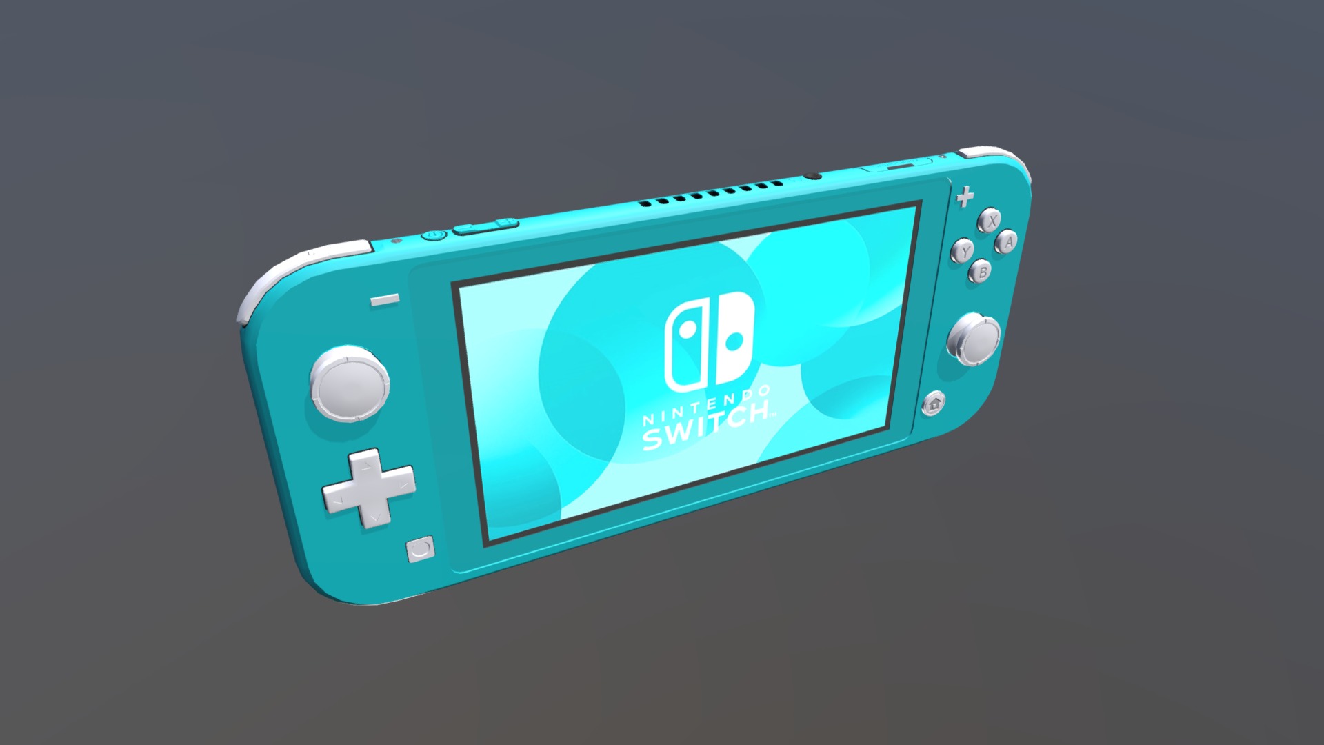 3D model Nintendo Switch Lite – Turquoise - This is a 3D model of the Nintendo Switch Lite - Turquoise. The 3D model is about icon.