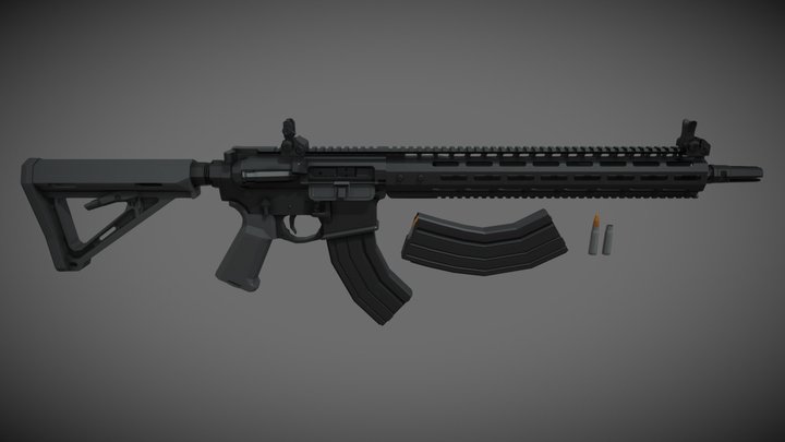 low-poly WAC-47 – Free 3D Model STL