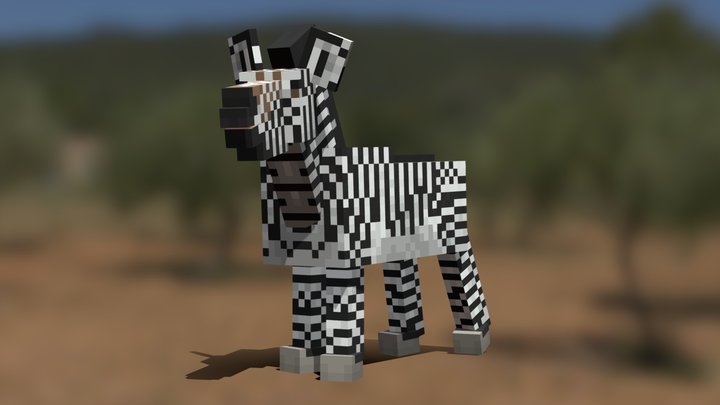 Grevy zebra (Hippotigris grevyi) 3D Model