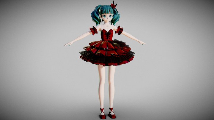 PDFTDX Etolie Miku – Gratis 3D-model STL