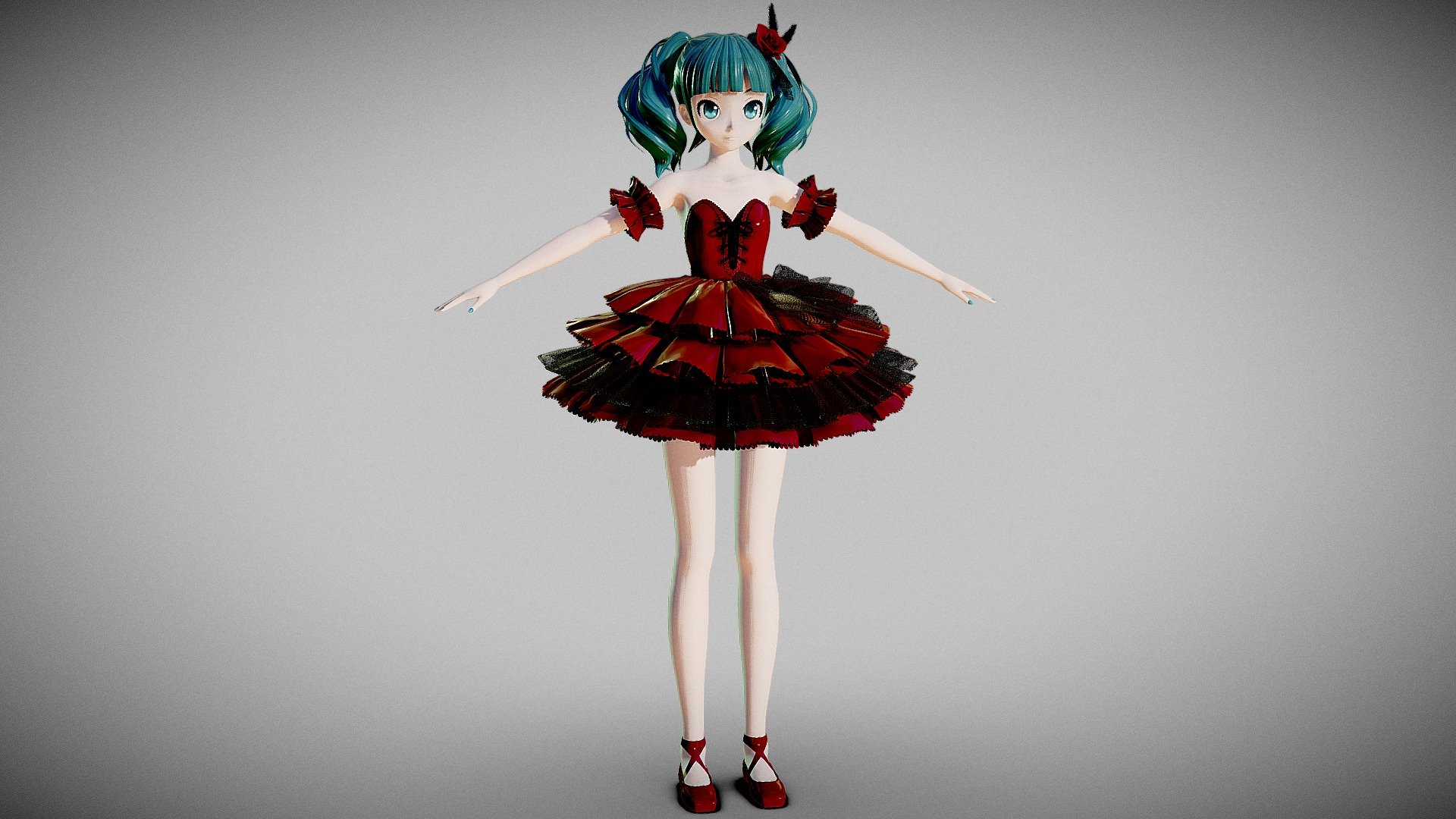 PDFTDX Etolie Miku — Sketchfab embed 3D viewer
