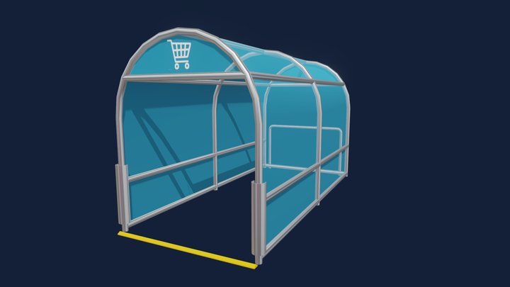 Trolley Bay 3D Model