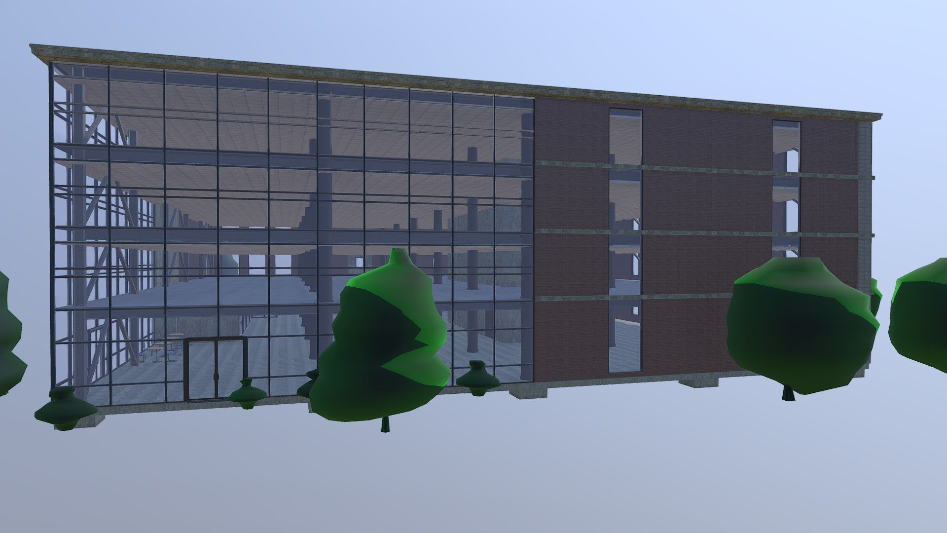 Modern City Office Building - Mapa do Jogo Pro Environment Modelo 3D $17 -  .max - Free3D