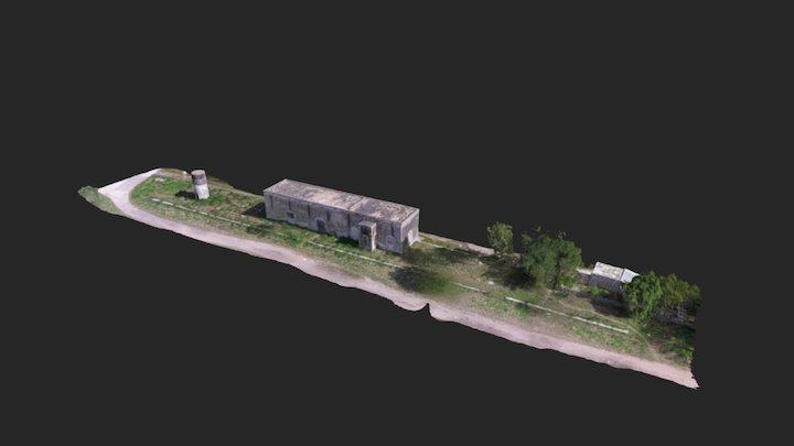 Estación de Ferrocarril, Chicxulub Yucatán 3D Model