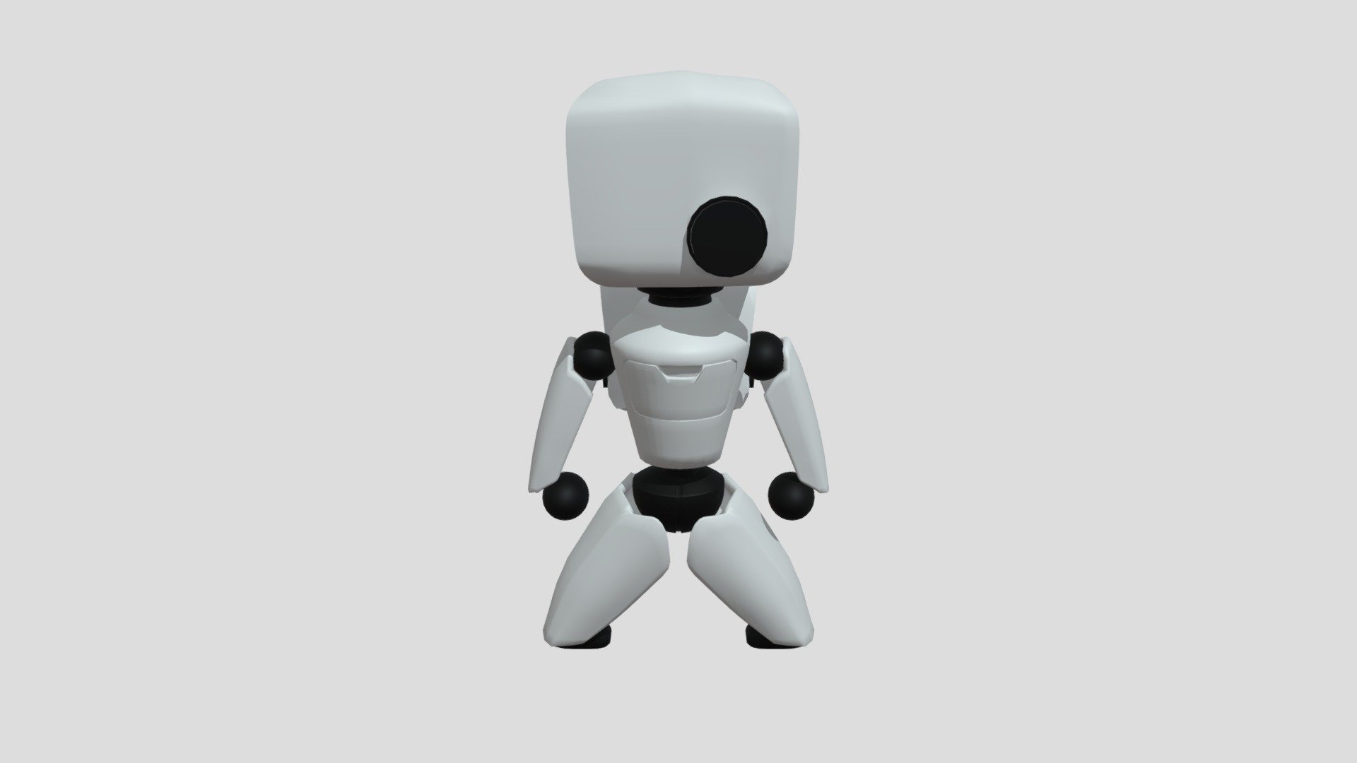 robot - 3D model by AK.rtist [cdc6b95] - Sketchfab