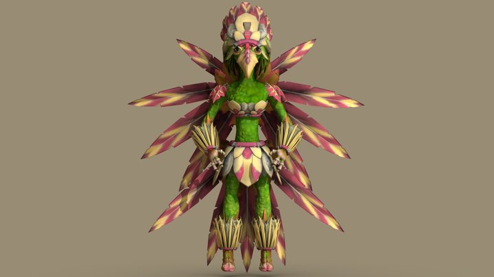 Danzante de Carnaval 3 3D Model