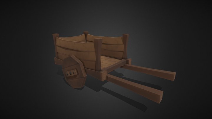 Small Wagon 3D Model