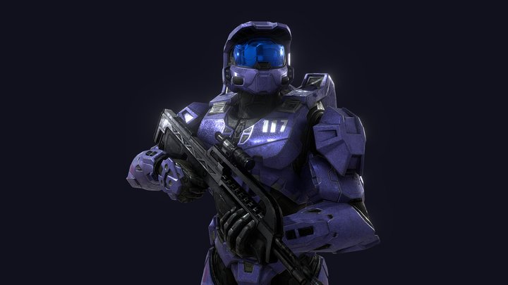Nail Polish Retexture - Fortnite Master Chief – Kostenloses 3D-Modell STL