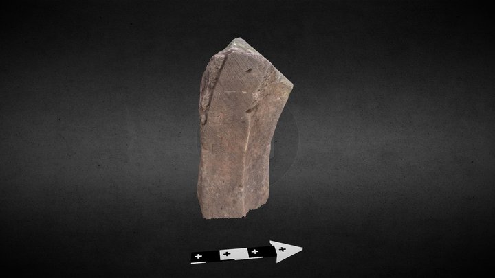 Doupov, fragment portálu kostela sv. Wolfganga 3D Model