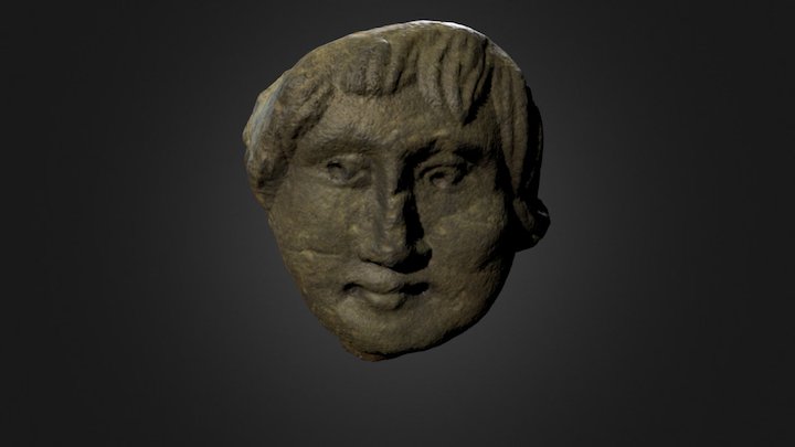 Stone Head 3D Model