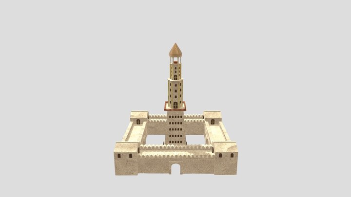 Lighthouse of Alexandria 3D Model