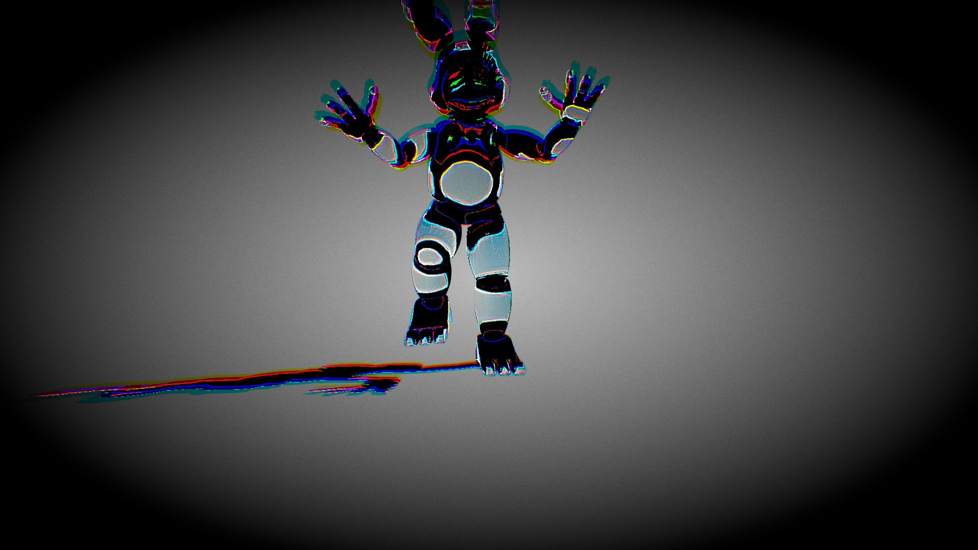 Glitch Bonnie Download Free 3d Model By Sharkfire312 1021579