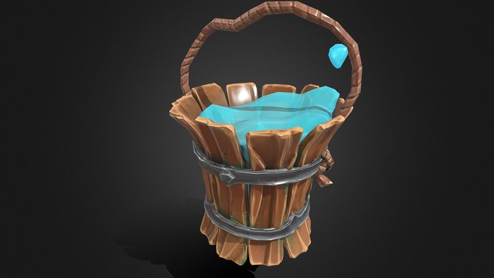 wooden barrel 3D Model