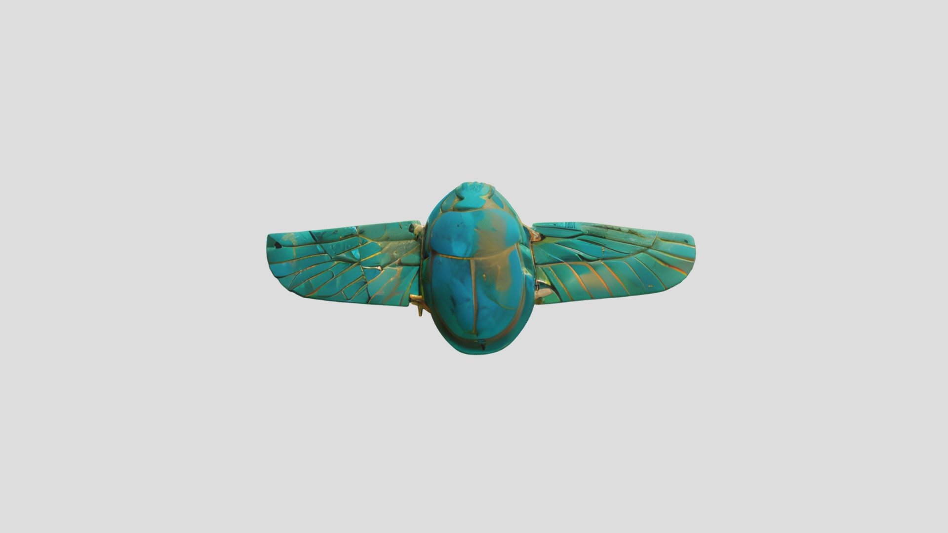 Winged Scarab - 3D model by Sara-A.Abdoh [cdcbea2] - Sketchfab