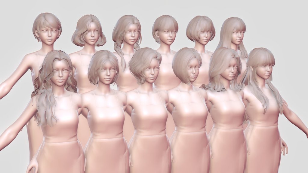 12 Real-time woman Hairstyles collection 02