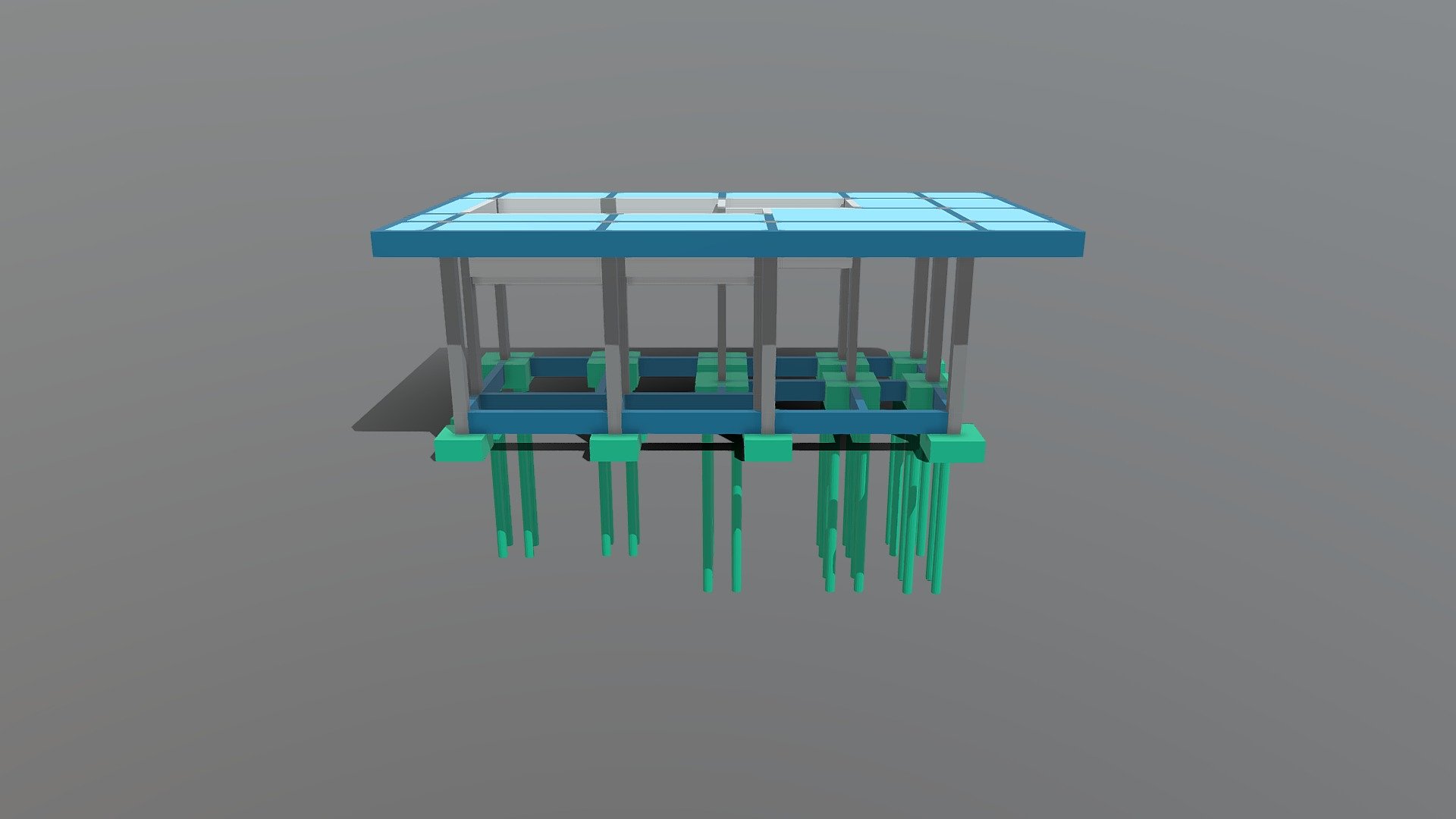 Portico 3D - 3D model by Cruz Engenharia (@cruzengenharia) [cdcc4dd ...