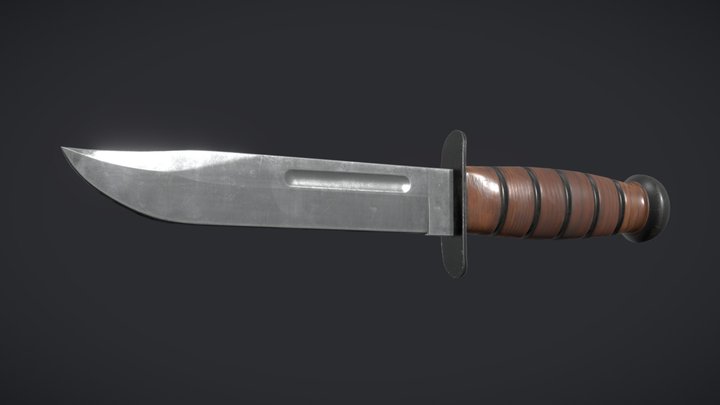Knife 3D Model