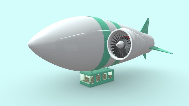 Blimp 3D Model