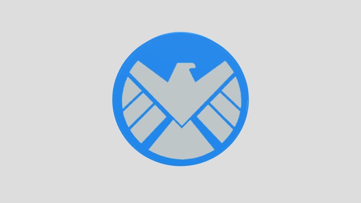 symbole S_H_I_E_L_D_ 3D Model