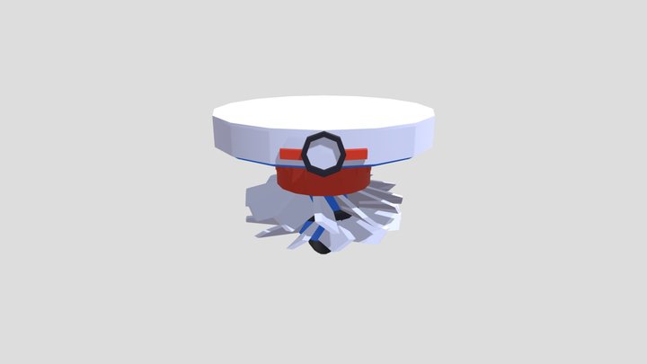 Flying Battery Platform 3D Model