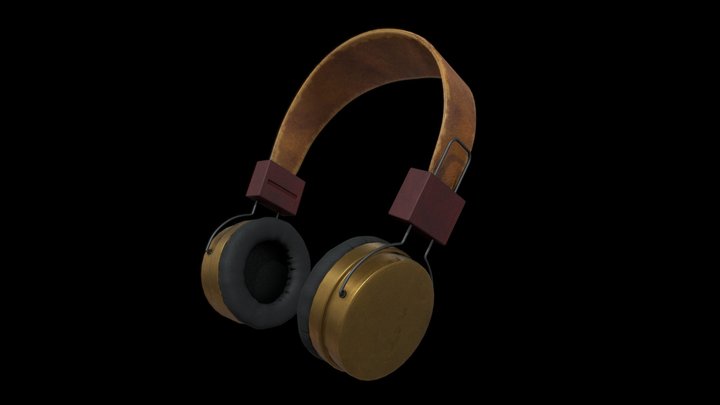 headphones uvw 3D Model