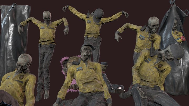 Poppy Playtime (Chapter 4) - Dead Bodies 3D Model