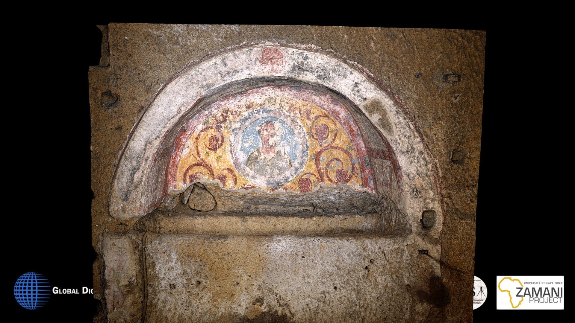 San Gennaro Catacomb Fresco, Naples (5)