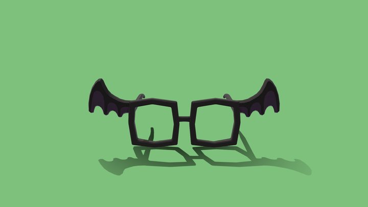 UGC Rec Room Bat Glasses 3 3D Model
