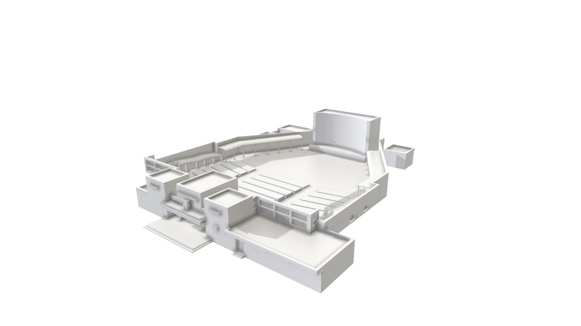 Cinema Al-Nilain — Sketchfab embed 3D viewer