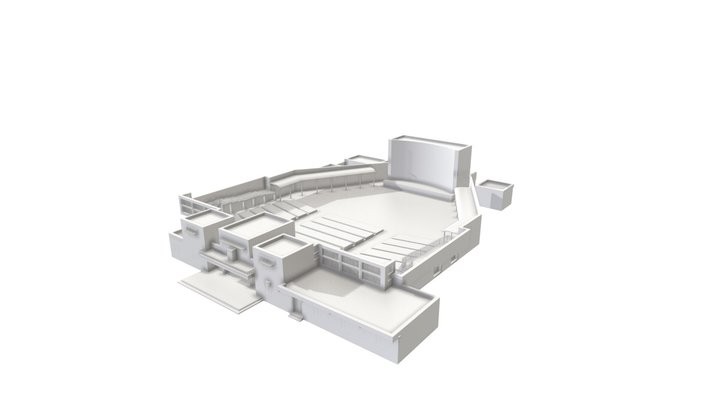 Cinema Al-Nilain 3D Model