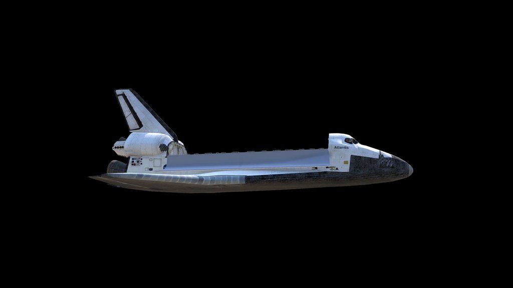 Space Shuttle Atlantis - Opened Cargo Bay