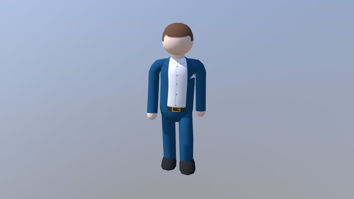 Man01@ Walk4 3D Model