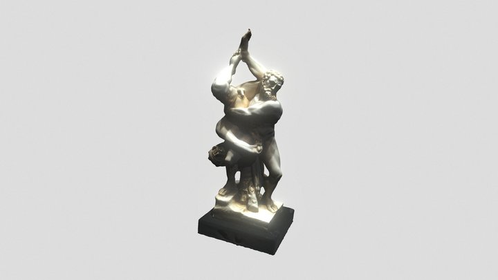 Holy roman sculpture 3D Model