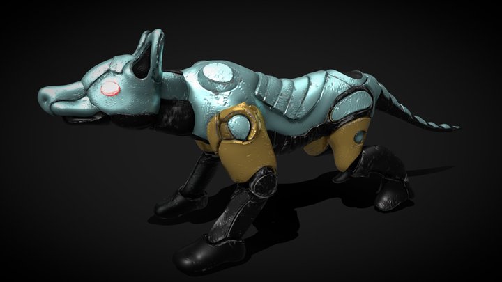 Robot-dog 3D Model