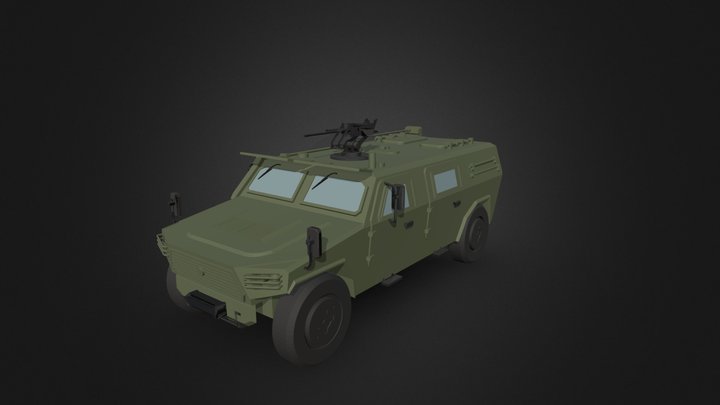 猛士三代突击车 Mengshi three generation assault vehicle 3D Model