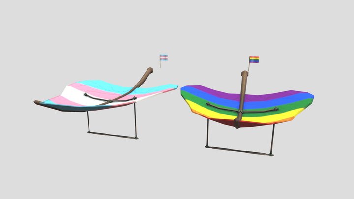 Gorilla Tag Pride Cosmetic Assets – Modello 3D gratuito STL