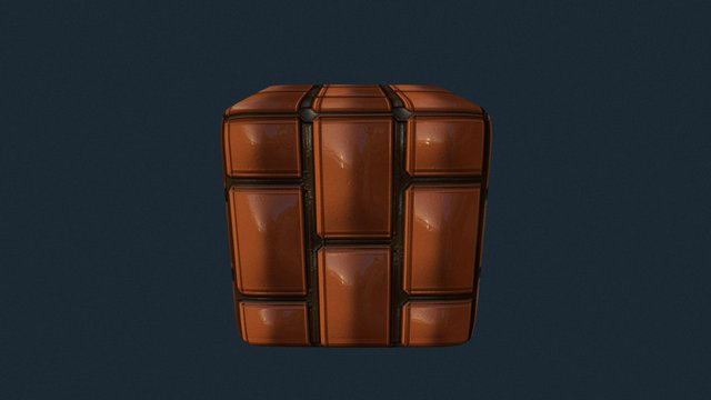 Cube DISP 3D Model