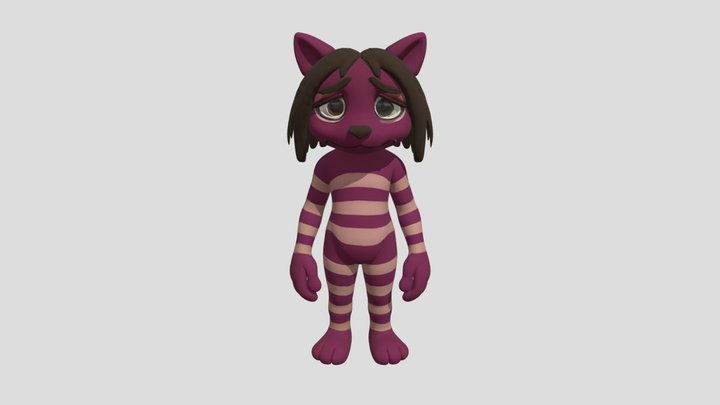 Sophie The Cat 3D Model
