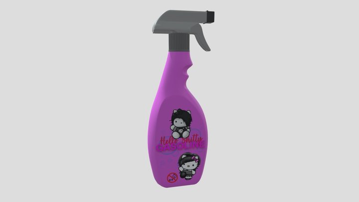 "Hello Shitty" Gasoline Spray 3D Model