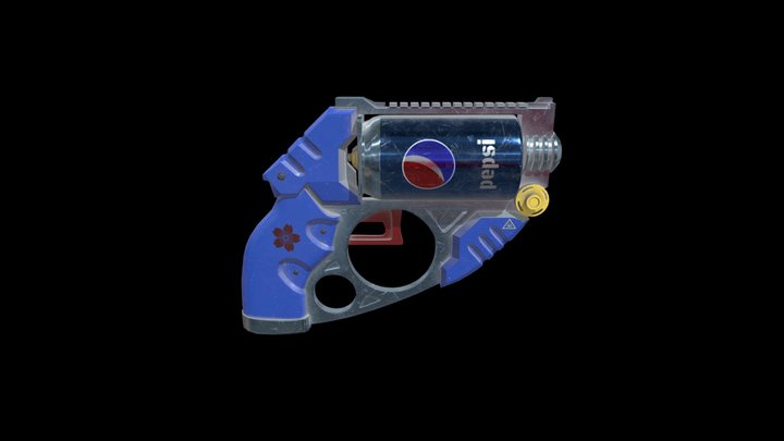 可乐枪 3D Model