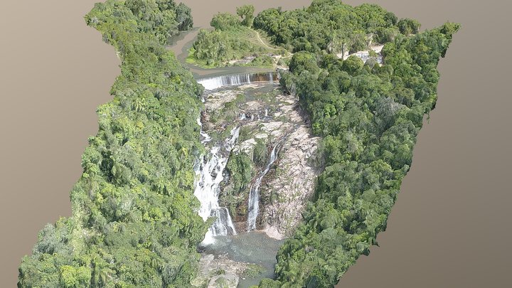 Cascata do Salso - Salso falls 3D Model