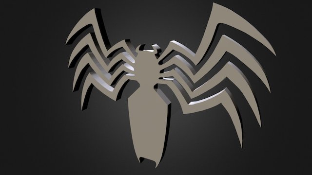 Venom Symbol – Free 3D Model STL