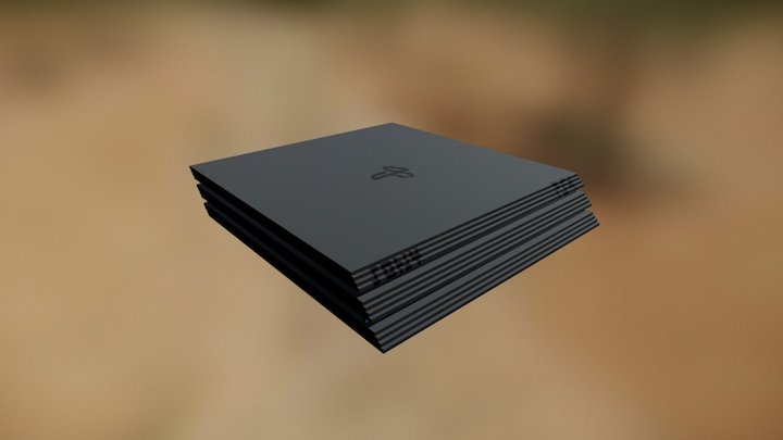 PlayStation 4 - byRosRG 3D Model