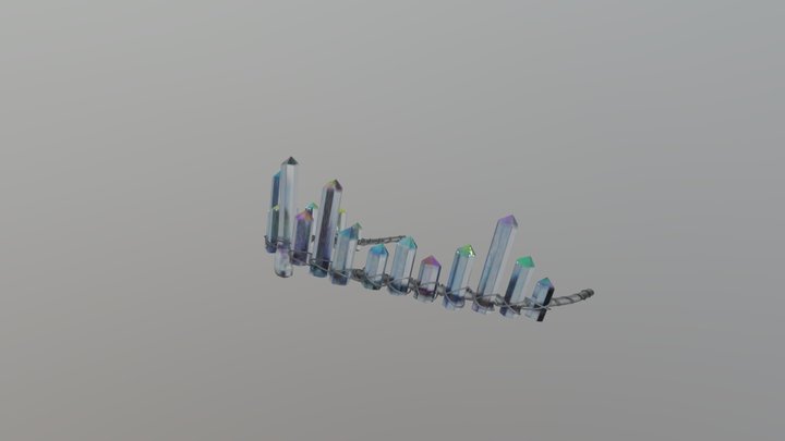 Day Dreamer - Crystal Tiara 3D Model