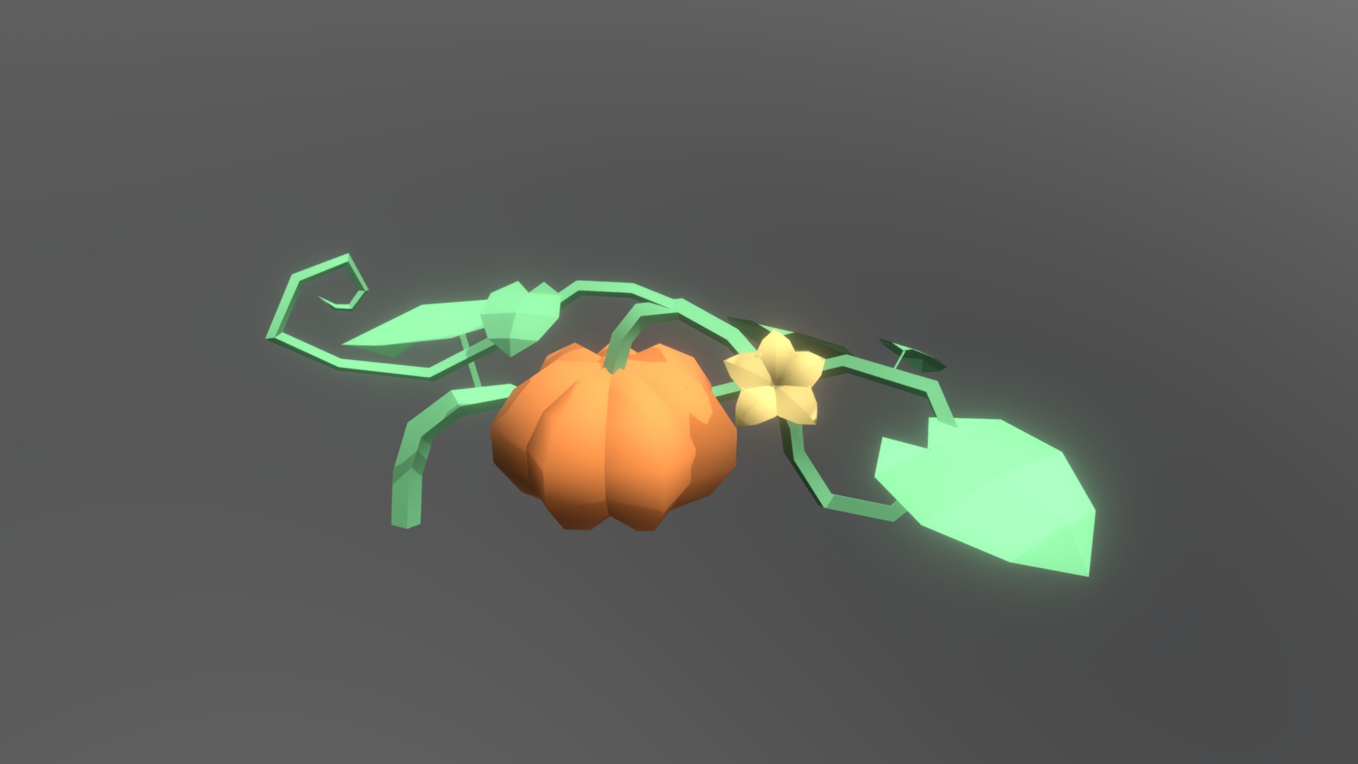 3D model Pumpkin1 - This is a 3D model of the Pumpkin1. The 3D model is about a group of oranges.