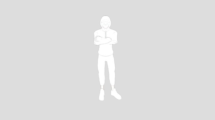 Anime Blonde Guy In A Black Outfit