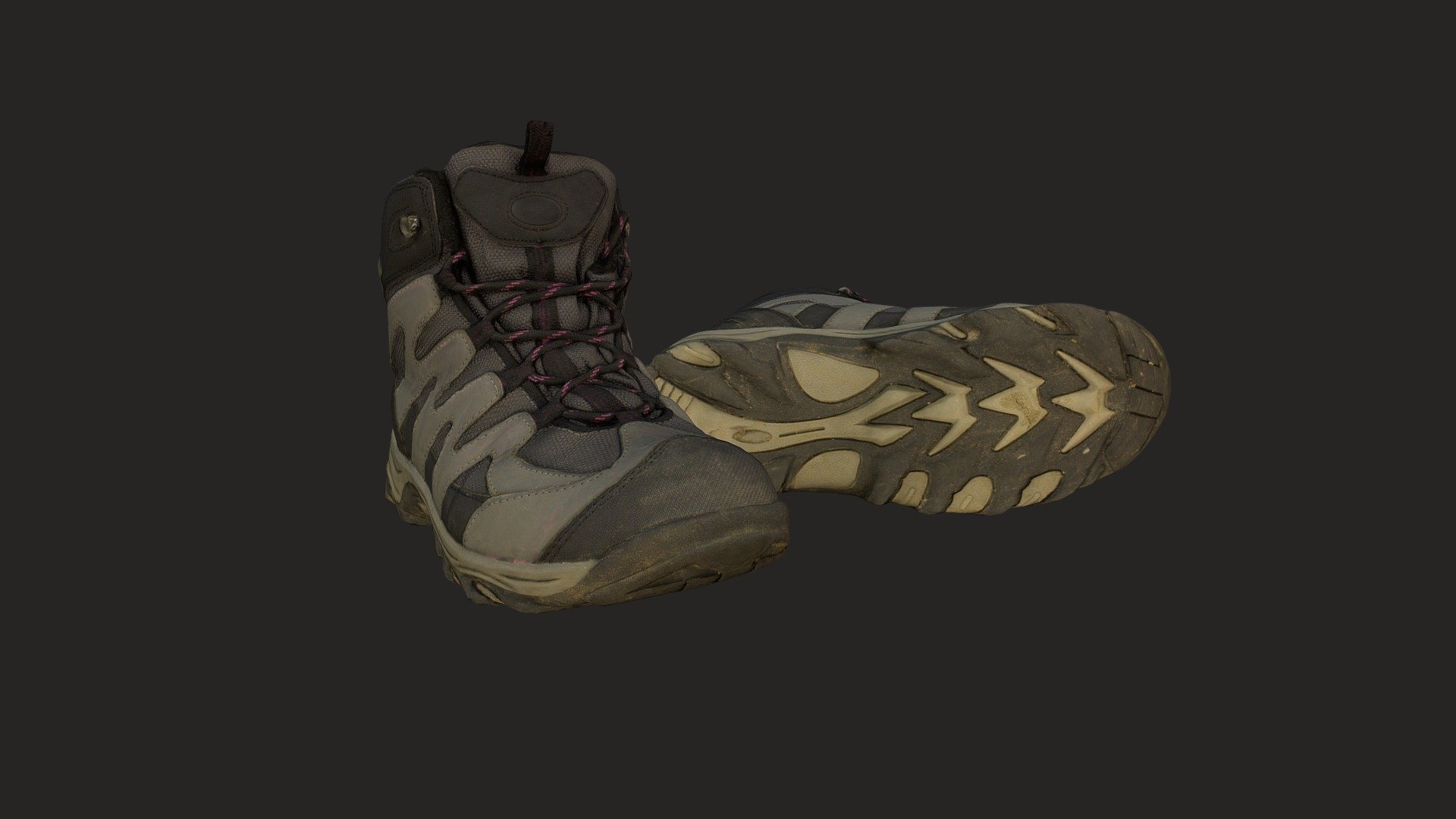 Hiking boots lowpoly - Buy Royalty Free 3D model by Radju [cddec9e ...