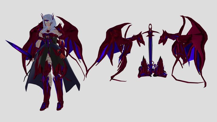 Lorraine Dragan (The Draconian Ritual) 3D Model