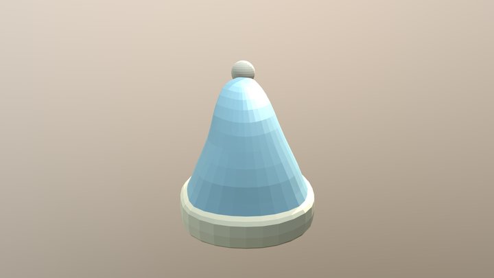 Blue Hat 3D Model